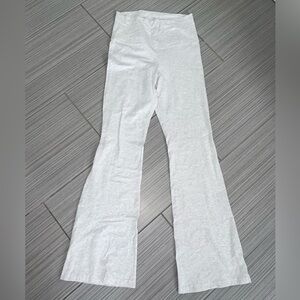 TNA White/Gray Flare Leggings